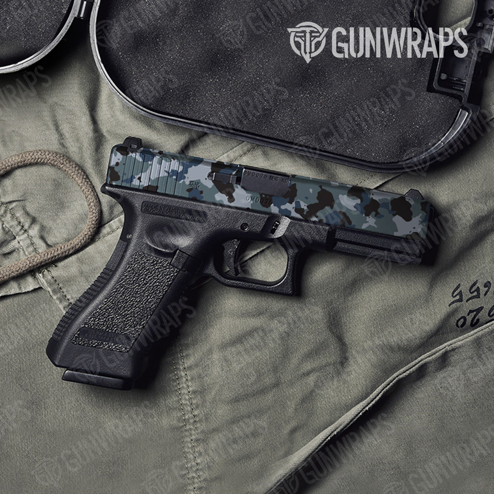 Pistol Slide Cumulus Navy Camo Gun Skin Vinyl Wrap