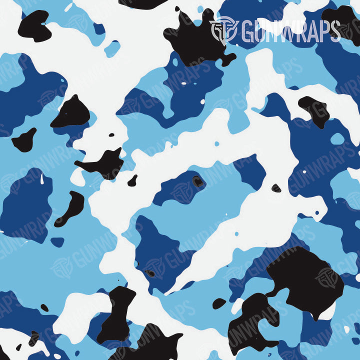Pistol Slide Cumulus Baby Blue Camo Gun Skin Vinyl Wrap