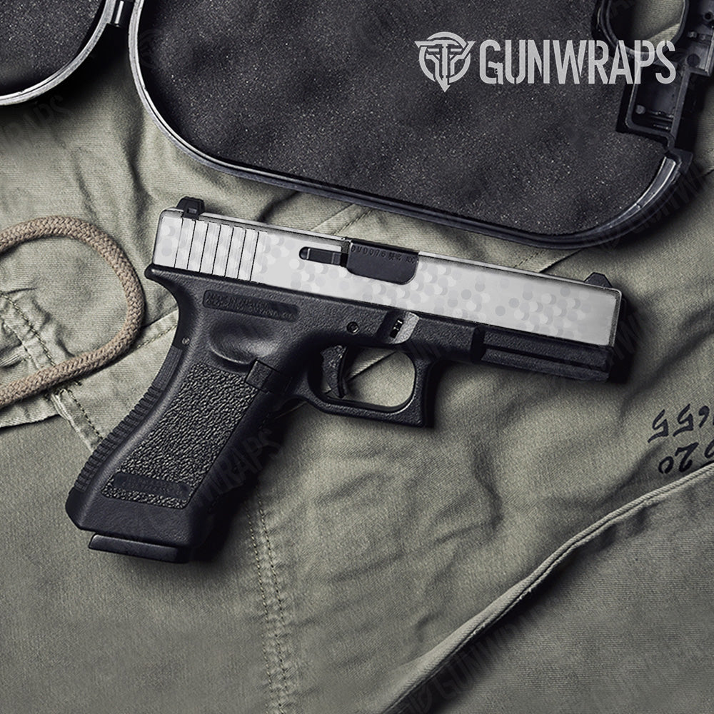 Pistol Slide Eclipse Camo Elite White Gun Skin Vinyl Wrap