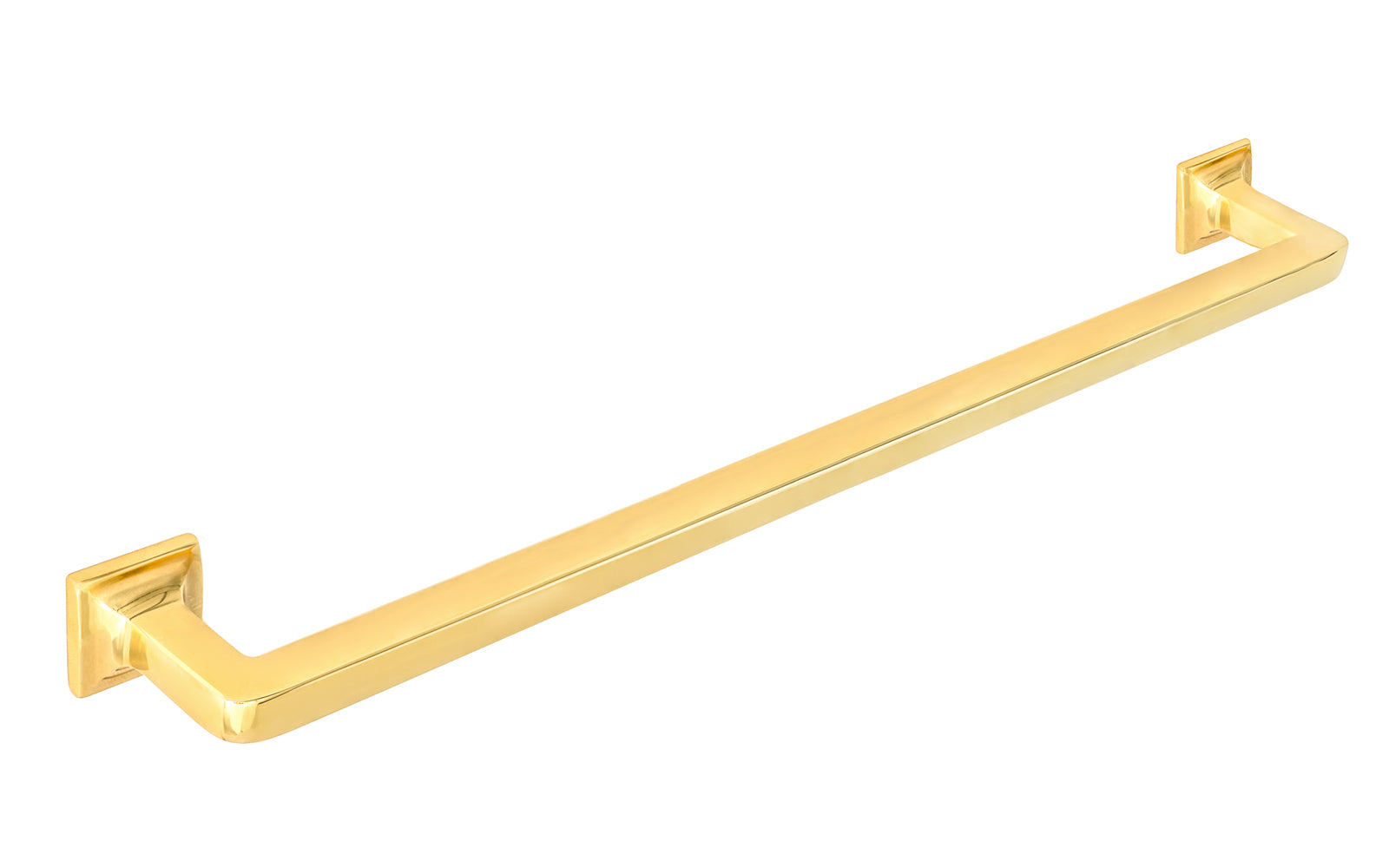 Large Solid Brass Handle ~ 12″ On Centers