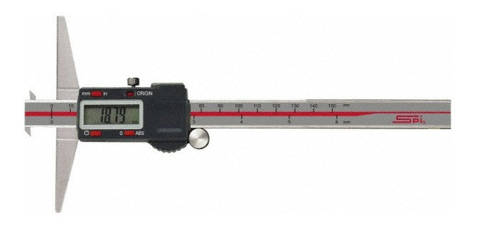17-610-7 SPI Digital Depth Gage Double Hook, 12″