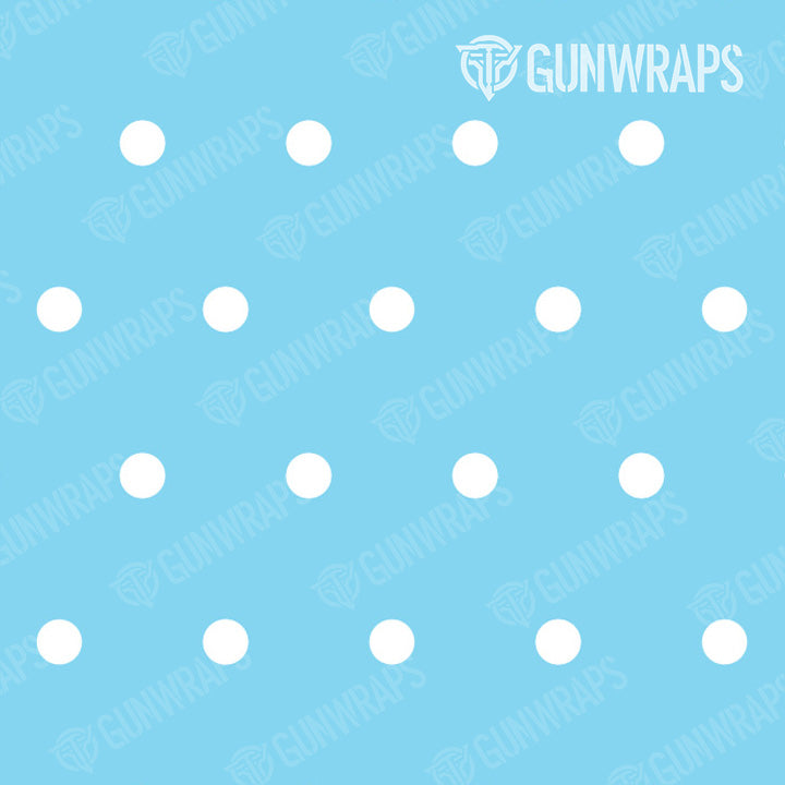 Pistol Slide Dotted Blue Gun Skin Vinyl Wrap