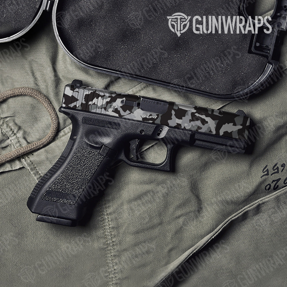 Pistol Slide Erratic Urban Night Camo Gun Skin Vinyl Wrap