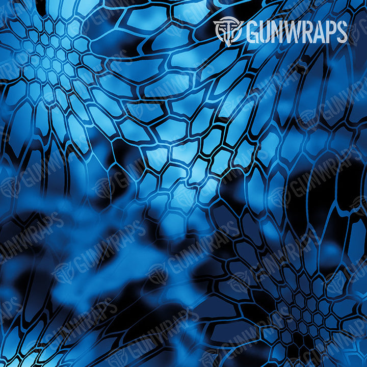 Pistol Slide Kryptek Blue Lightning Camo Gun Skin Vinyl Wrap
