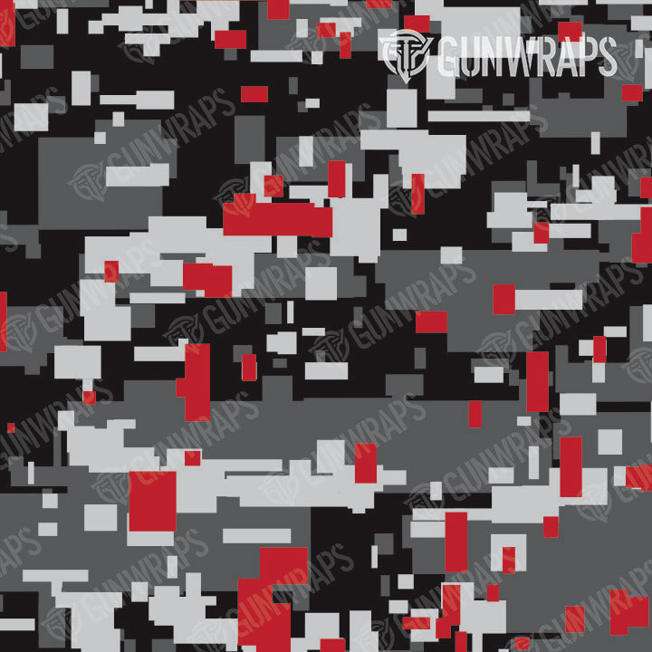 Pistol Slide Digital Urban Red Camo Gun Skin Vinyl Wrap Online Hot Sale