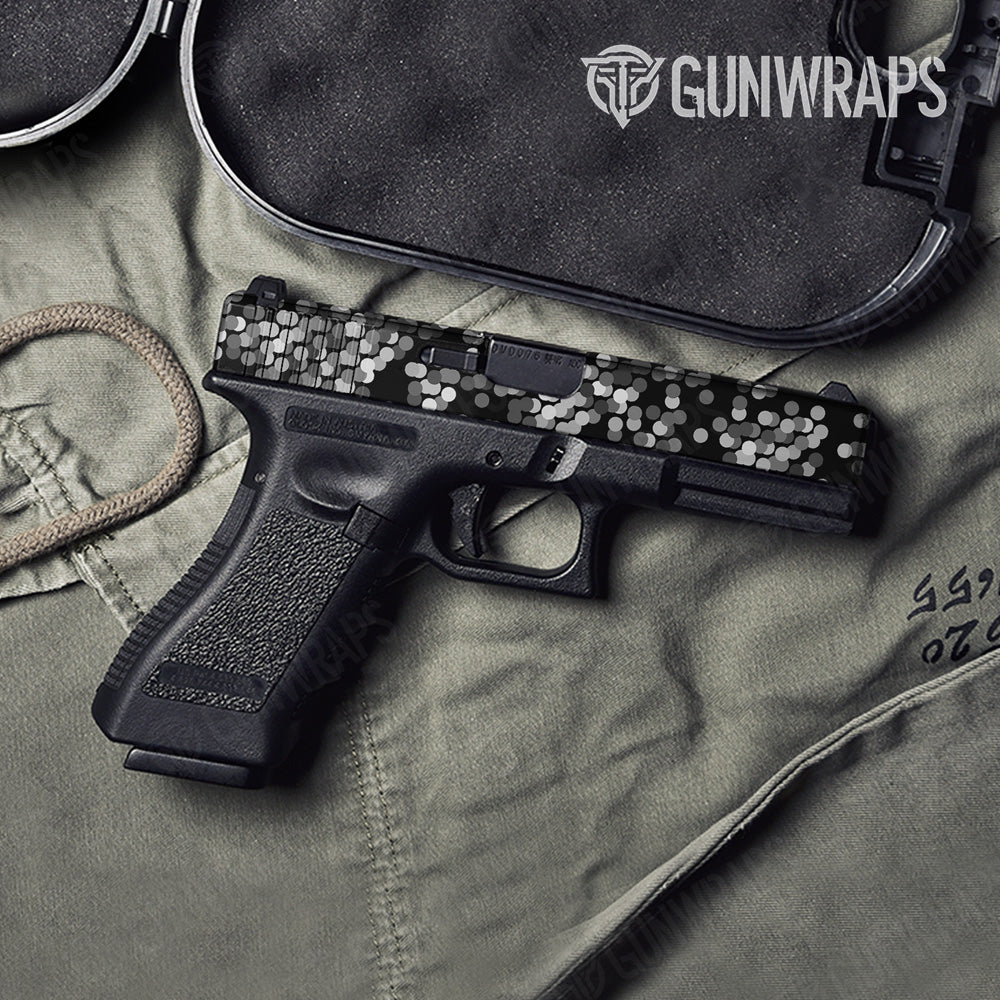 Pistol Slide Eclipse Camo Grayscale Gun Skin Vinyl Wrap