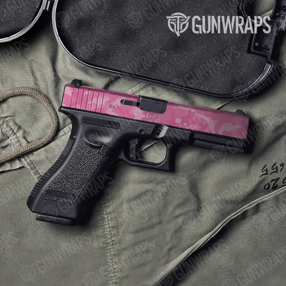 Pistol Slide Erratic Elite Pink Camo Gun Skin Vinyl Wrap Sale
