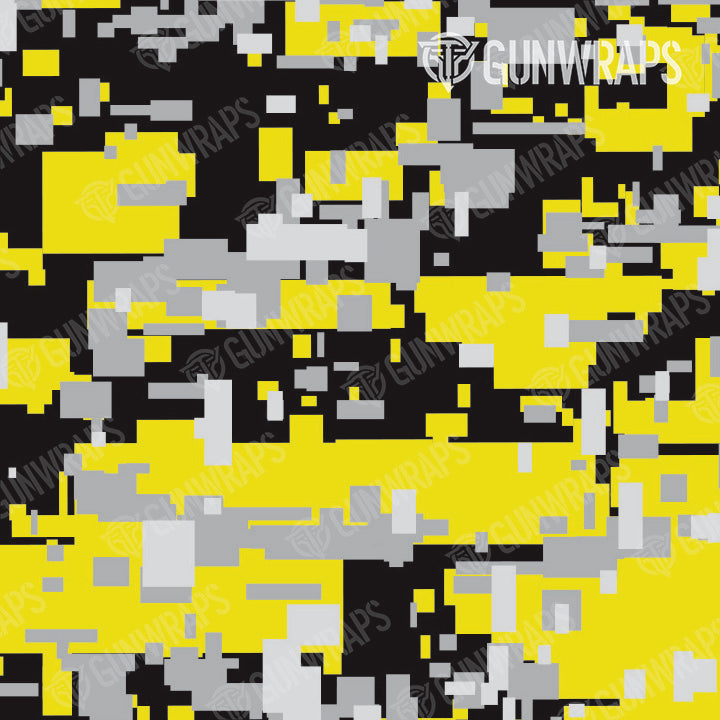 Pistol Slide Digital Yellow Tiger Camo Gun Skin Vinyl Wrap