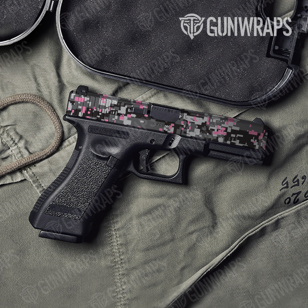Pistol Slide Digital Urban Pink Camo Gun Skin Vinyl Wrap Hot on Sale