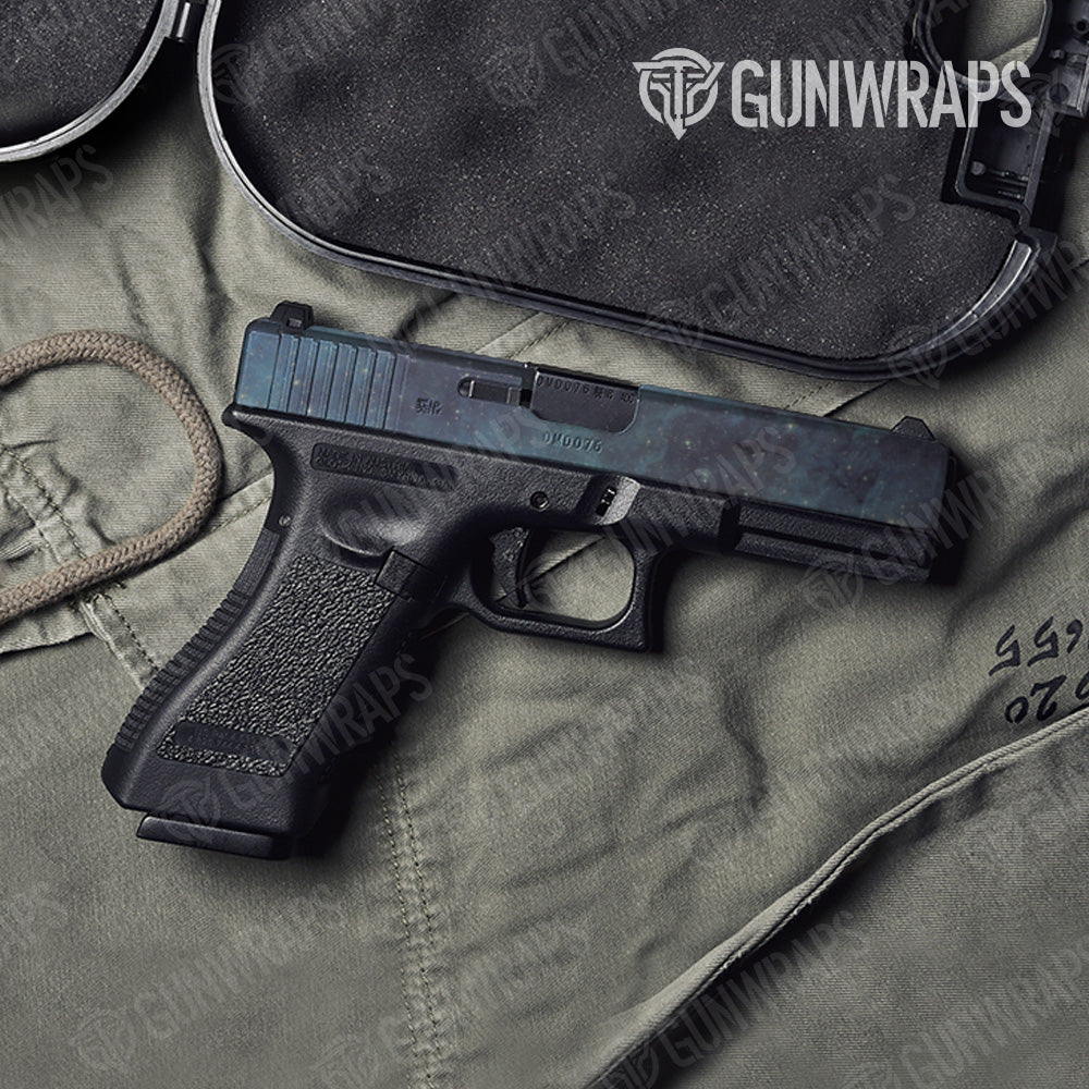 Pistol Slide Galaxy Blue Nebula Gun Skin Vinyl Wrap Online now