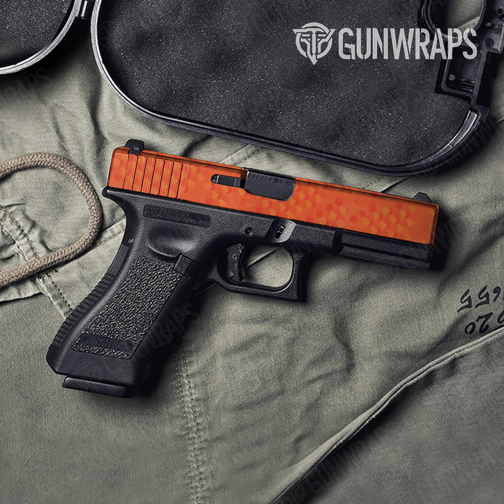 Pistol Slide Eclipse Camo Elite Orange Gun Skin Vinyl Wrap
