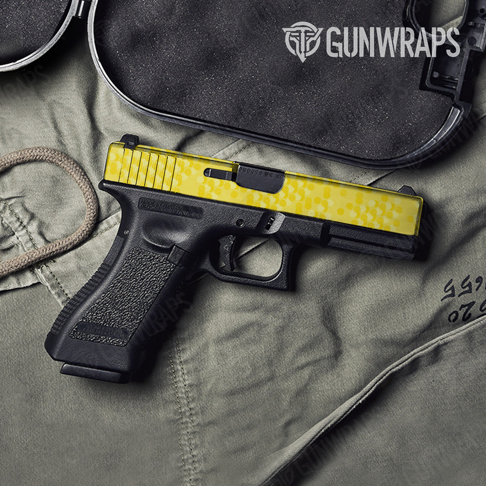 Pistol Slide Eclipse Camo Elite Yellow Gun Skin Vinyl Wrap