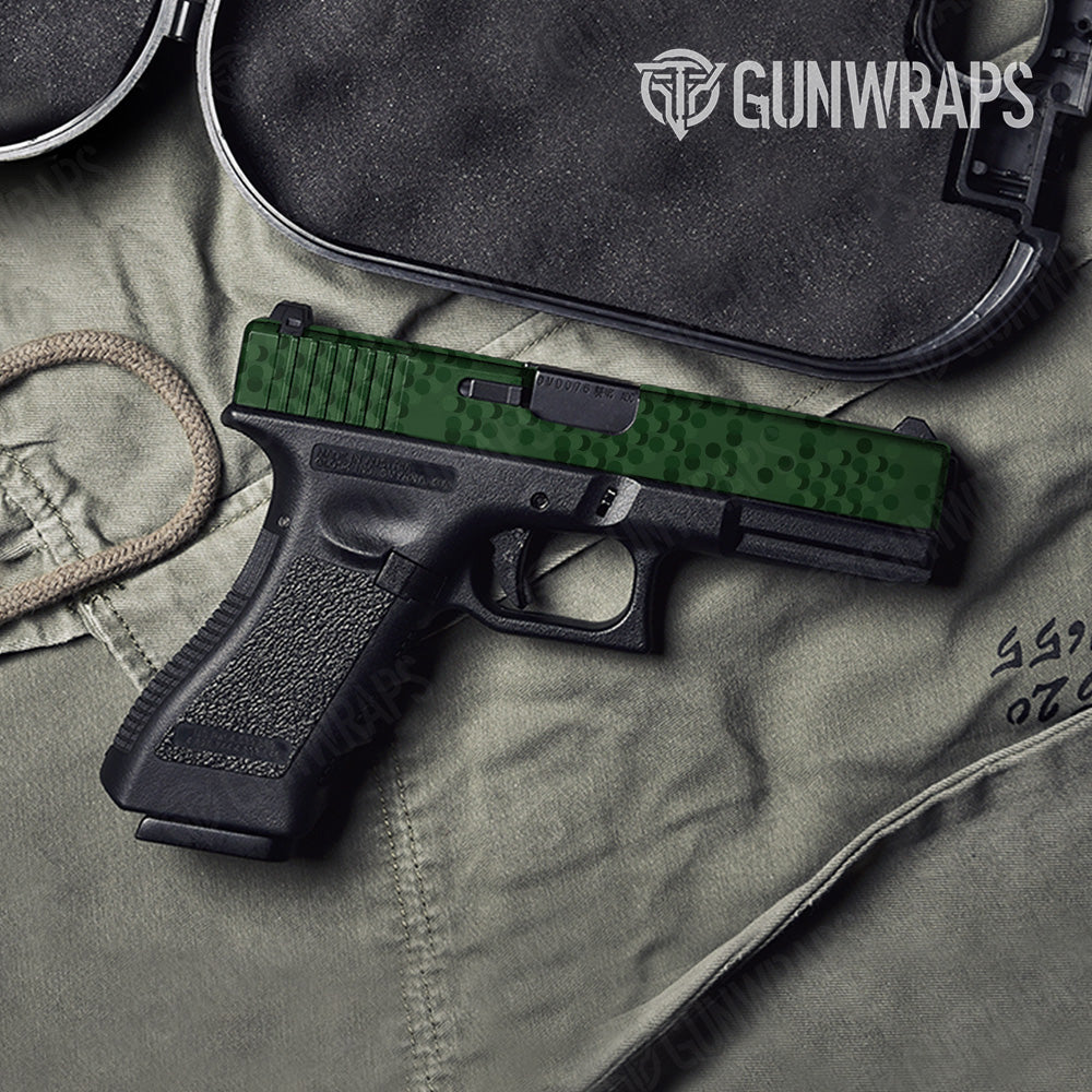 Pistol Slide Eclipse Camo Elite Green Gun Skin Vinyl Wrap