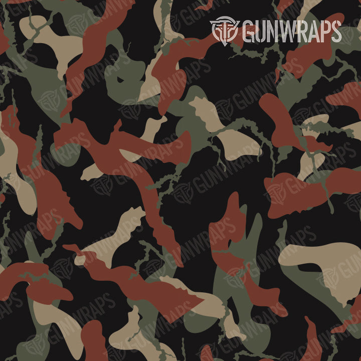 Pistol Slide Ragged Militant Copper Camo Gun Skin Vinyl Wrap