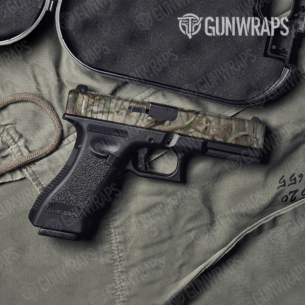 Pistol Slide Nature Lifeless Woods Buck Skull Camo Gun Skin Vinyl Wrap
