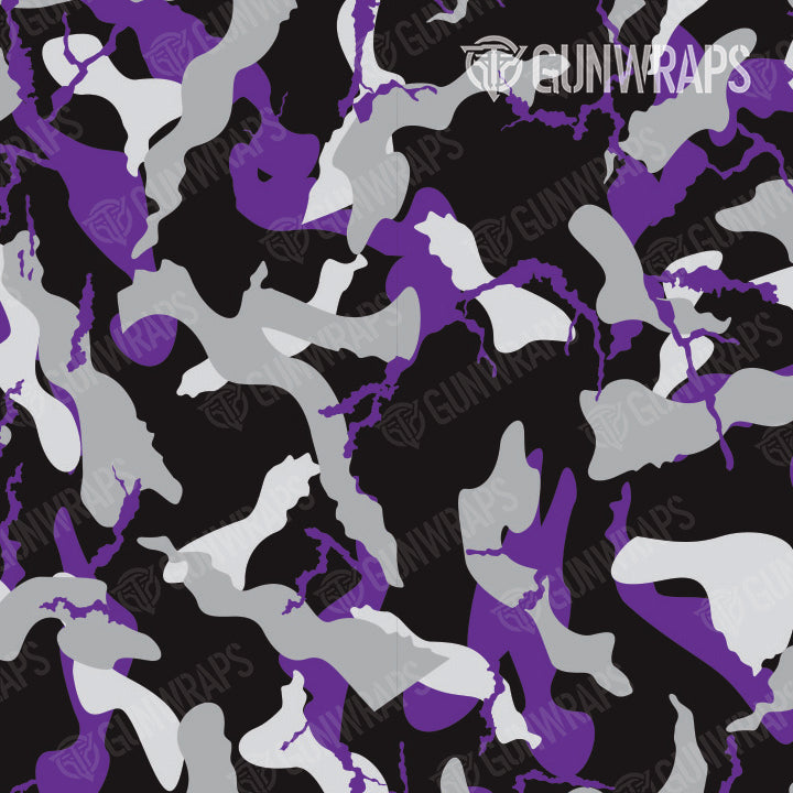 Pistol Slide Ragged Purple Tiger Camo Gun Skin Vinyl Wrap