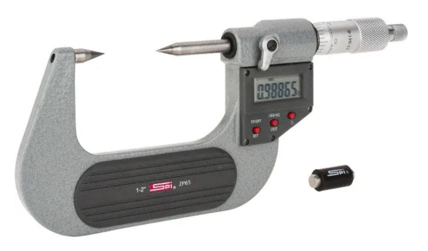 17-941-6 SPI Electronic Point Micrometer 1-2″ w/ Cert