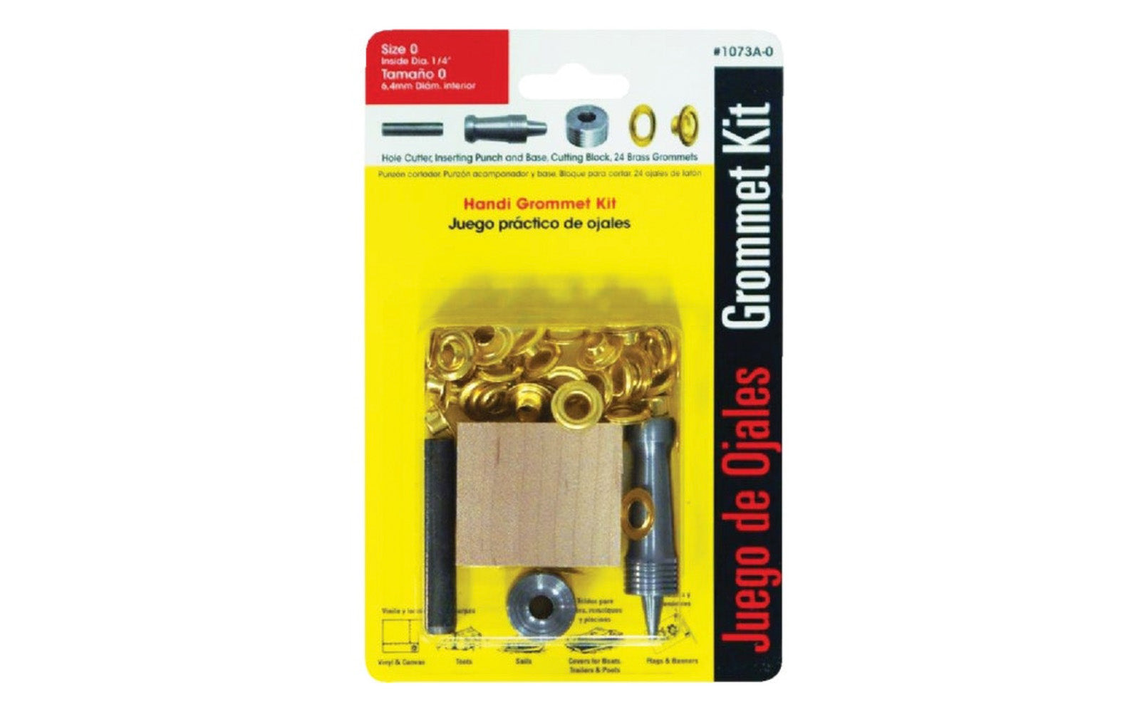 Lord & Hodge 1/4″ Brass Grommet Kit