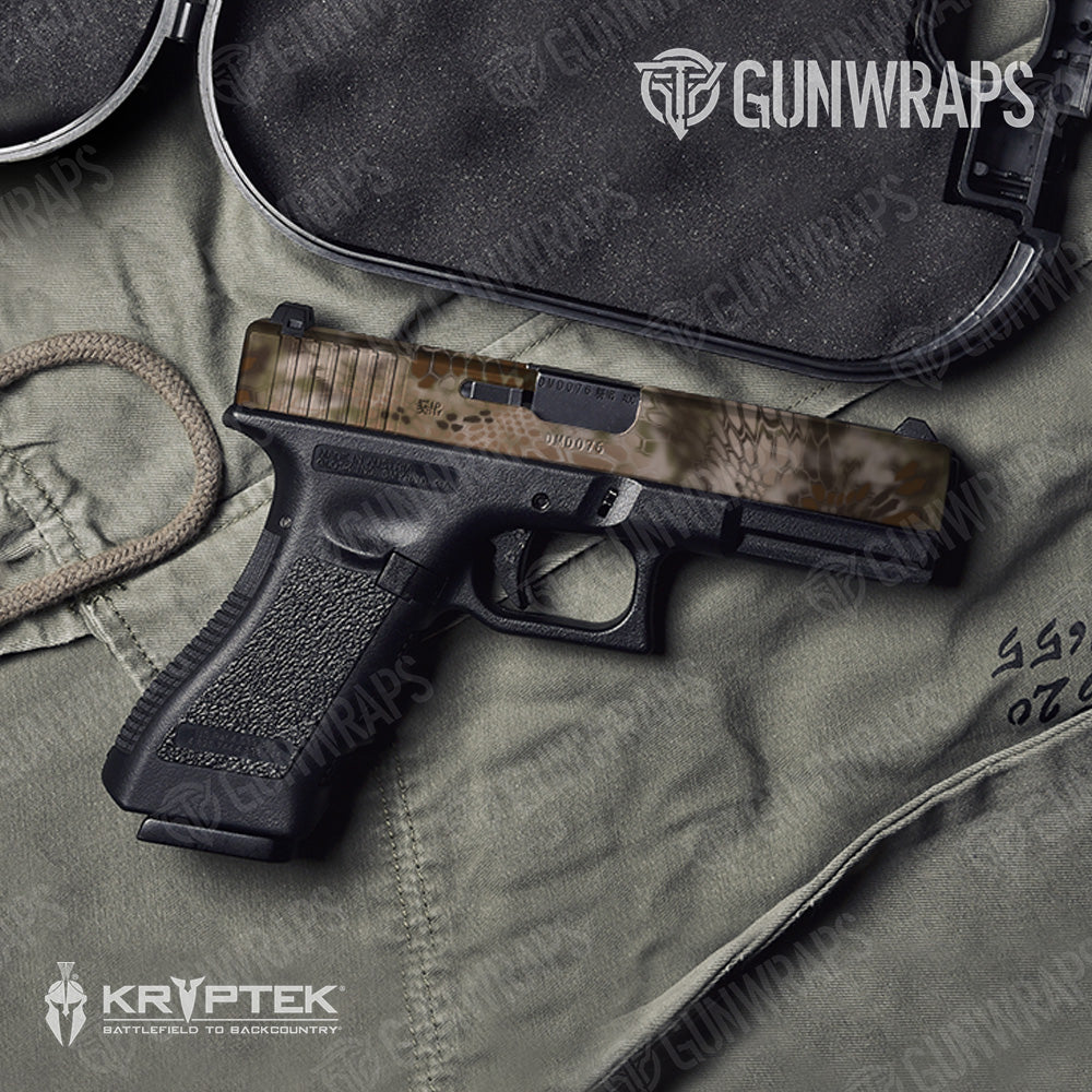 Pistol Slide Kryptek Highlander Camo Gun Skin Vinyl Wrap