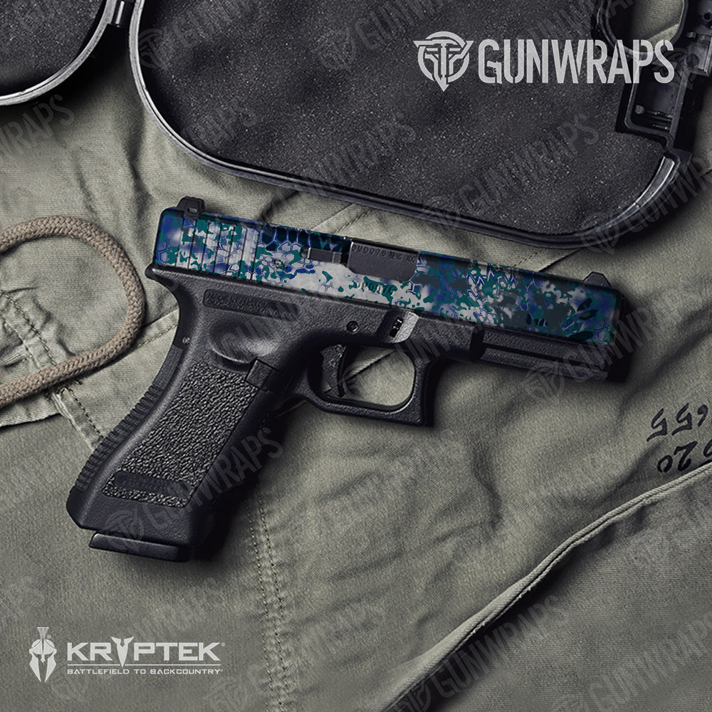 Pistol Slide Kryptek Obskura Oceanus Camo Gun Skin Vinyl Wrap