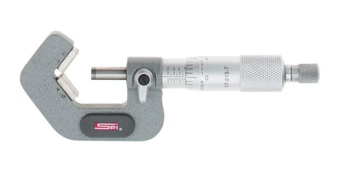 17-813-7 SPI V-Anvil Micrometer 5-Flutes, .2 – 1.0″ w/Cert