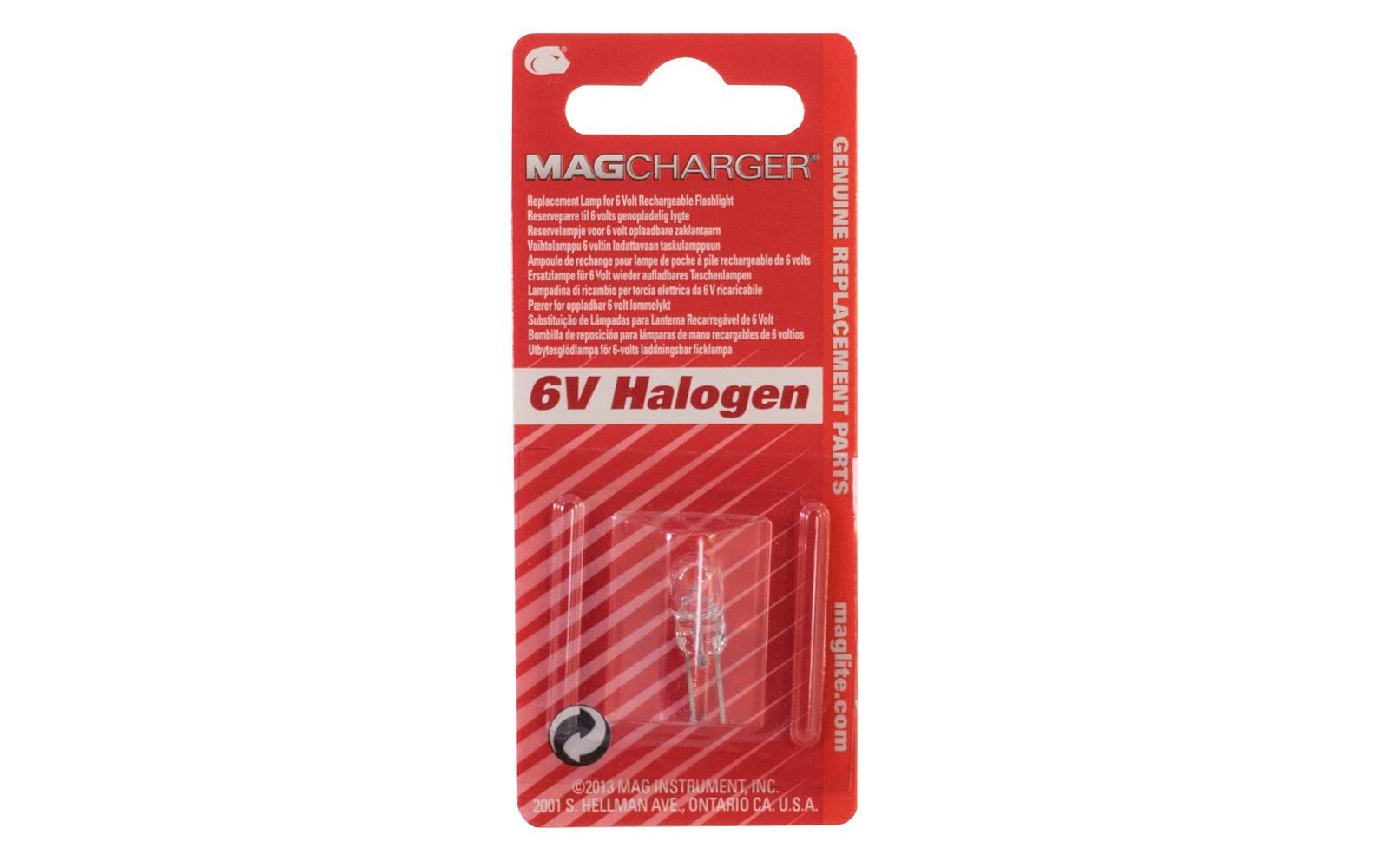 Maglite Replacement Lamp for 6V Rechargable Flashlight