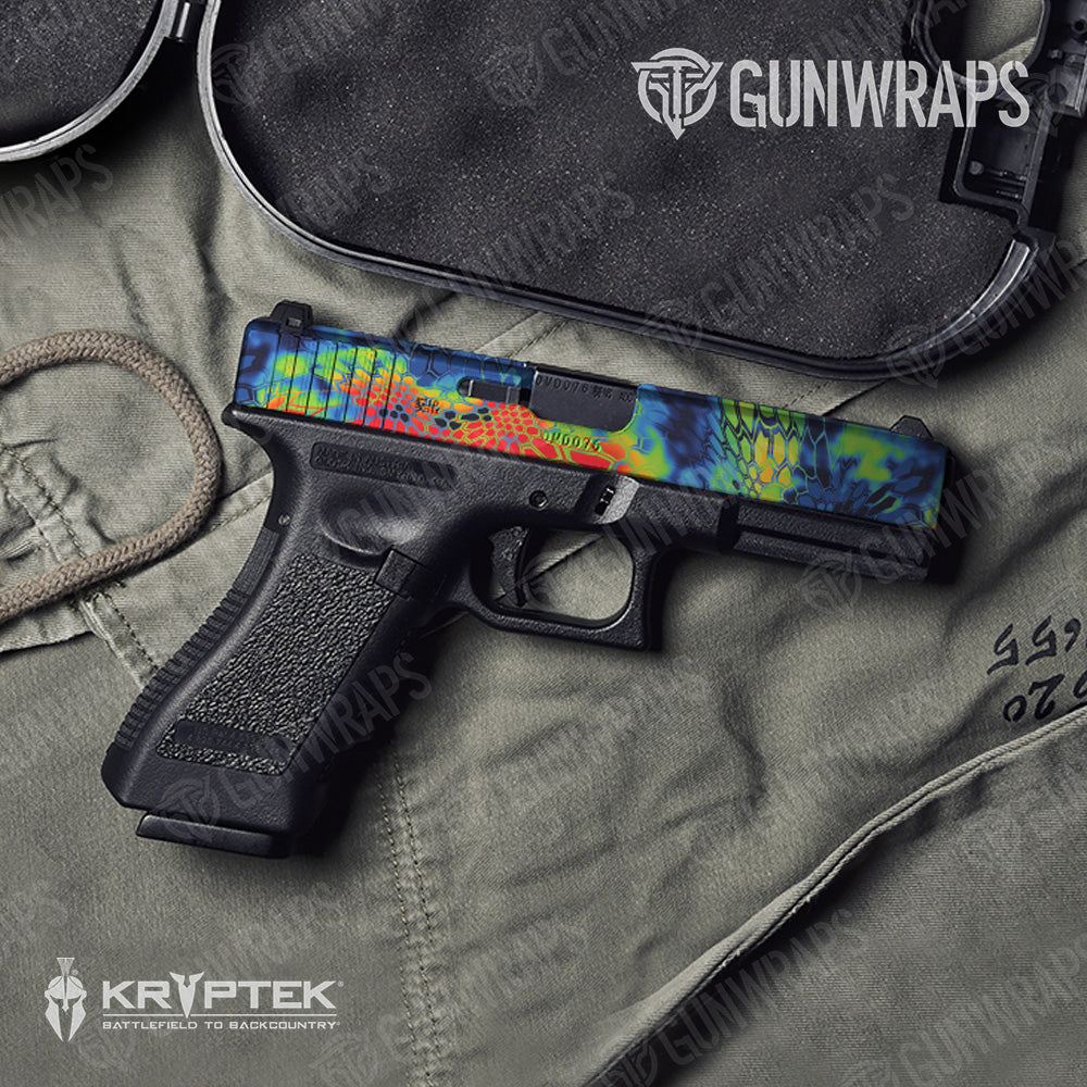 Pistol Slide Kryptek Thermal Camo Gun Skin Vinyl Wrap
