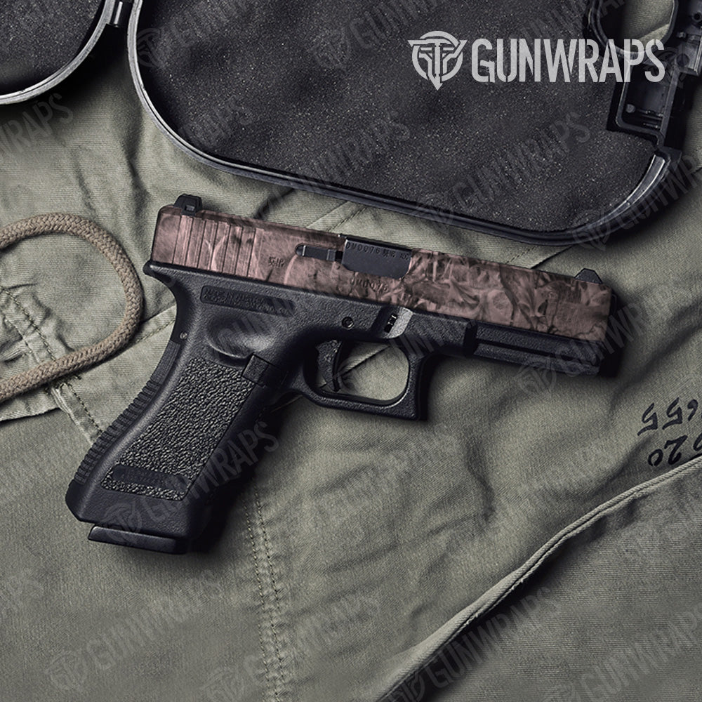 Pistol Slide Nature Pink Grassland Camo Gun Skin Vinyl Wrap
