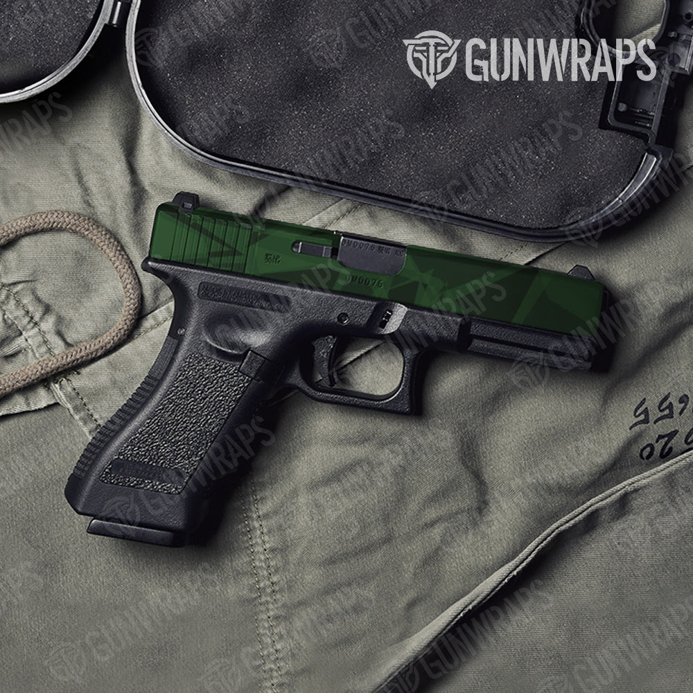 Pistol Slide Sharp Elite Green Camo Gun Skin Vinyl Wrap Supply