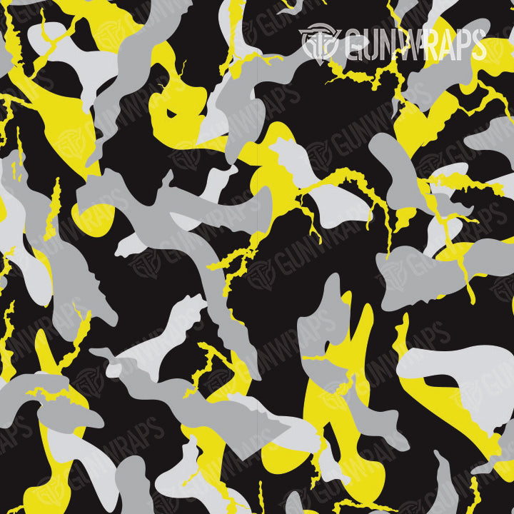 Pistol Slide Ragged Yellow Tiger Camo Gun Skin Vinyl Wrap