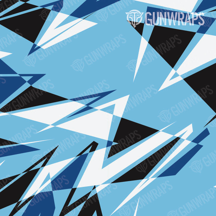Pistol Slide Sharp Baby Blue Camo Gun Skin Vinyl Wrap