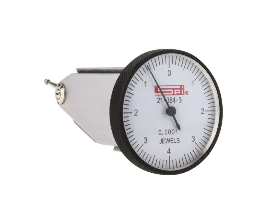 21-384-3 SPI Vertical Dial Test Indicator .008″ Range – .0001″ Grad with Cert