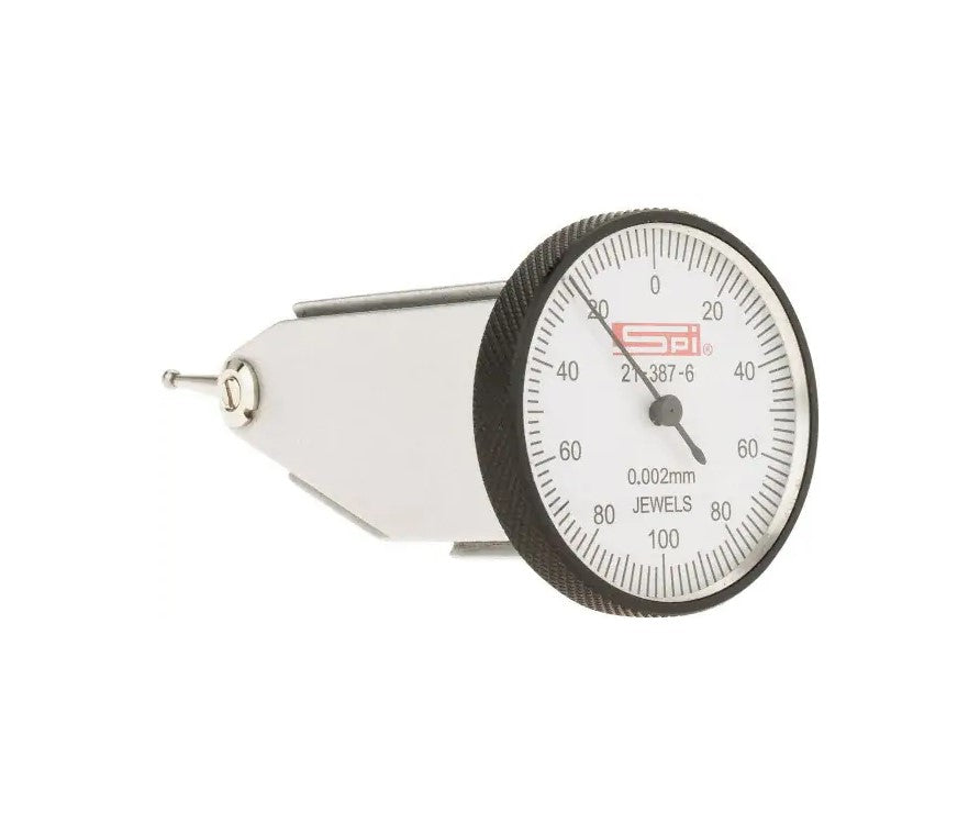 21-387-6 SPI Vertical Dial Test Indicator 0.2mm Range – .002mm Grad with cert