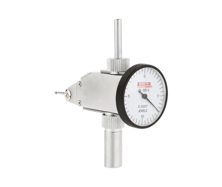 21-385-0 SPI Vertical Dial Test Indicator .020″ Range – .0005″ Grad with Cert
