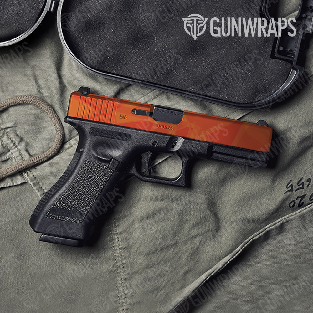 Pistol Slide Sharp Elite Orange Camo Gun Skin Vinyl Wrap