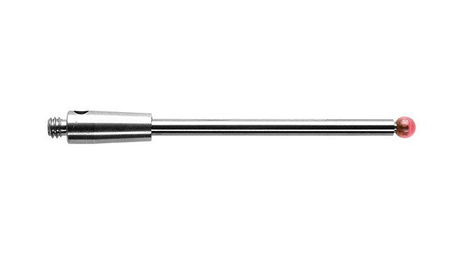 2.5mm x 40mm CMM Ruby Stylus Carbide Stem M3