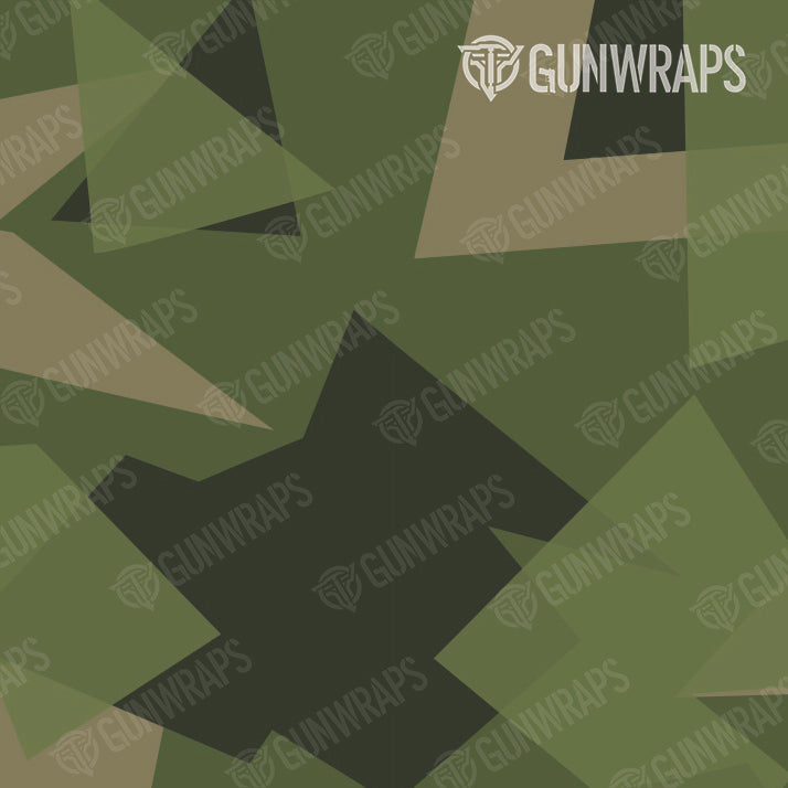 Pistol Slide Shattered Army Green Camo Gun Skin Vinyl Wrap Discount