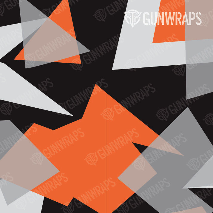 Pistol Slide Shattered Orange Tiger Camo Gun Skin Vinyl Wrap