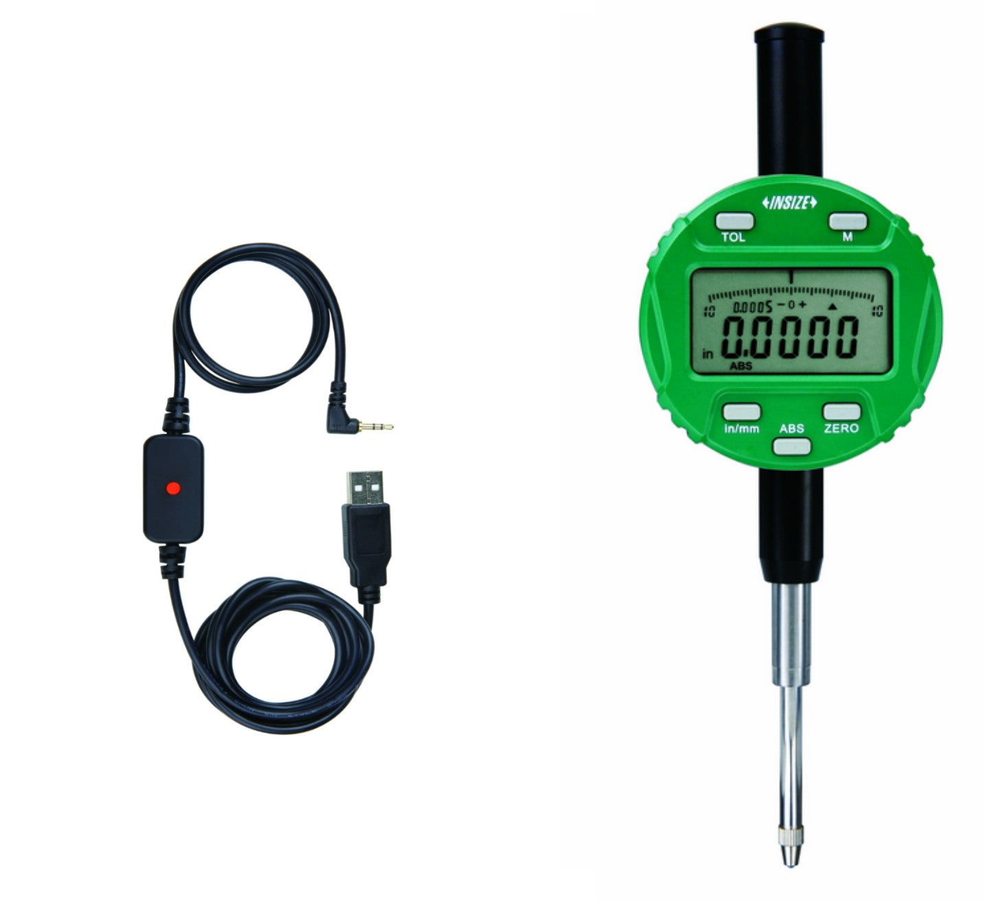 2104-50E INSIZE Indicator to USB Package 2″ Range, .0005″ Res