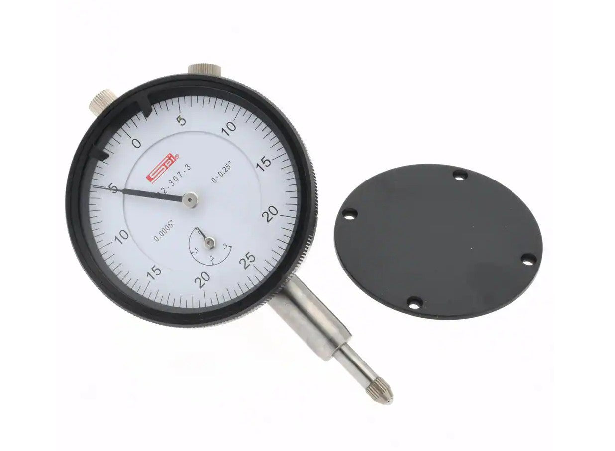 22-307-3 SPI Deluxe Dial Indicator .250″ Range, 0-25-0, .0005″ Grad