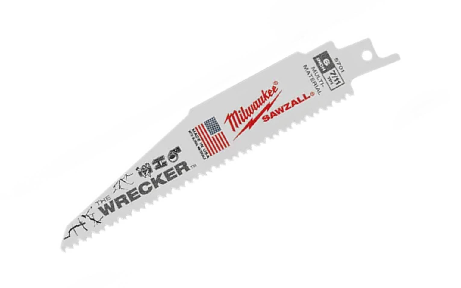 Milwaukee 6″ Reciprocating Saw Blade “Demolition” – 7/11 T Supply
