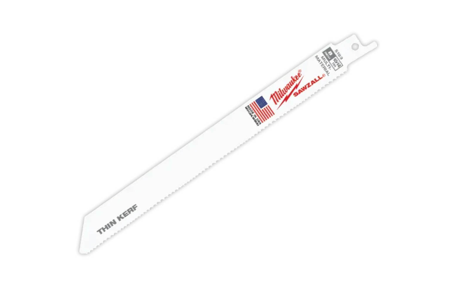 Milwaukee 8″ Reciprocating Saw Blade – 10/14 T