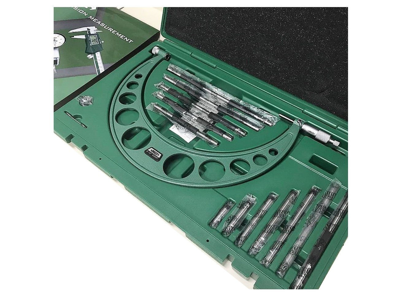 3206-40 INSIZE Micrometer w/ Interchangeable Anvils 36-40″