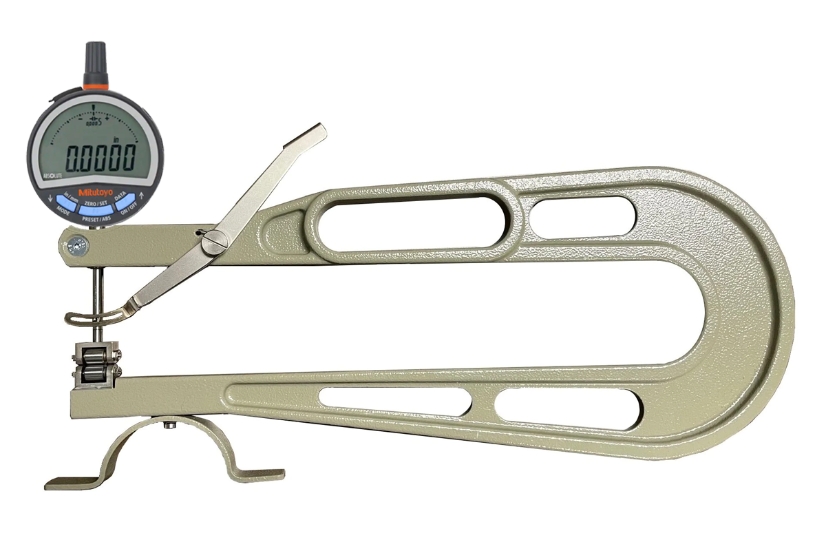 309-35048-782 Deep Throat Digital Thickness Gage Roller Contacts 16″ Reach Online now