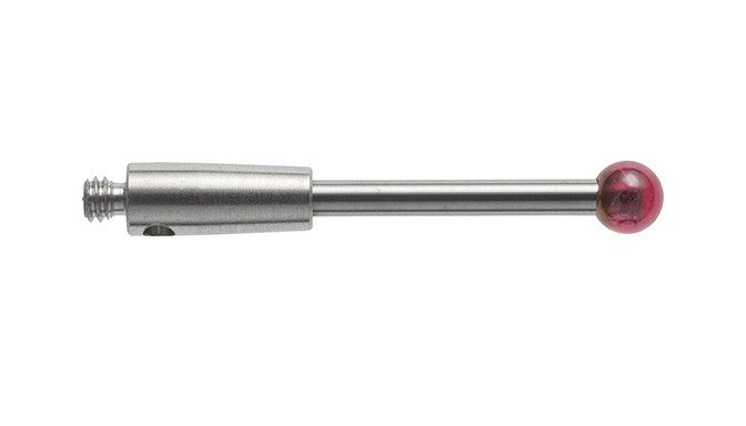3mm x 20mm CMM Ruby Stylus Carbide Stem M2