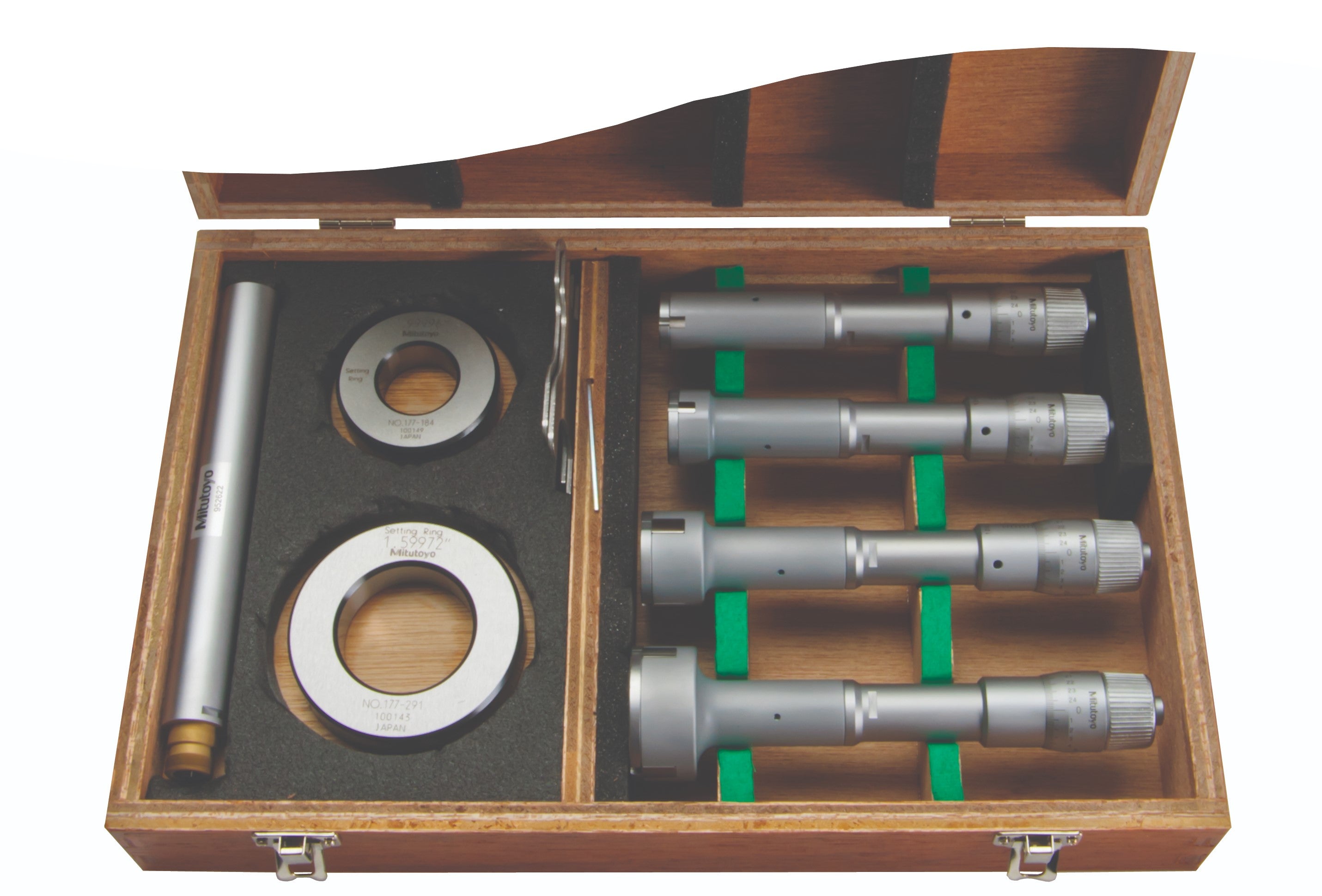 368-996 Mitutoyo Holtest II Internal Micrometer Set, 0.8″ – 2.0″ Supply