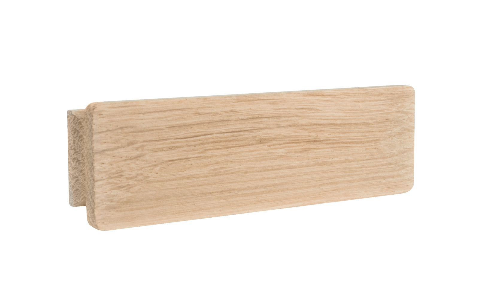 Oak Wood Pull Handle with Square Edges
