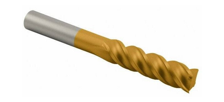 45-421-5 TiN Coated 4-Flute End Mill 0.75″ x 6″ OAL