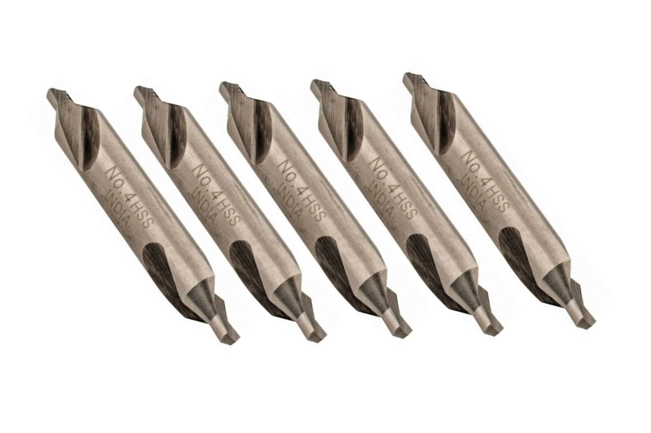 43-270-8 Size 4, 60° Center Drill 5 Pc