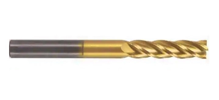 45-424-9 TiN Coated 4-Flute End Mill 1″ x 6″ OAL